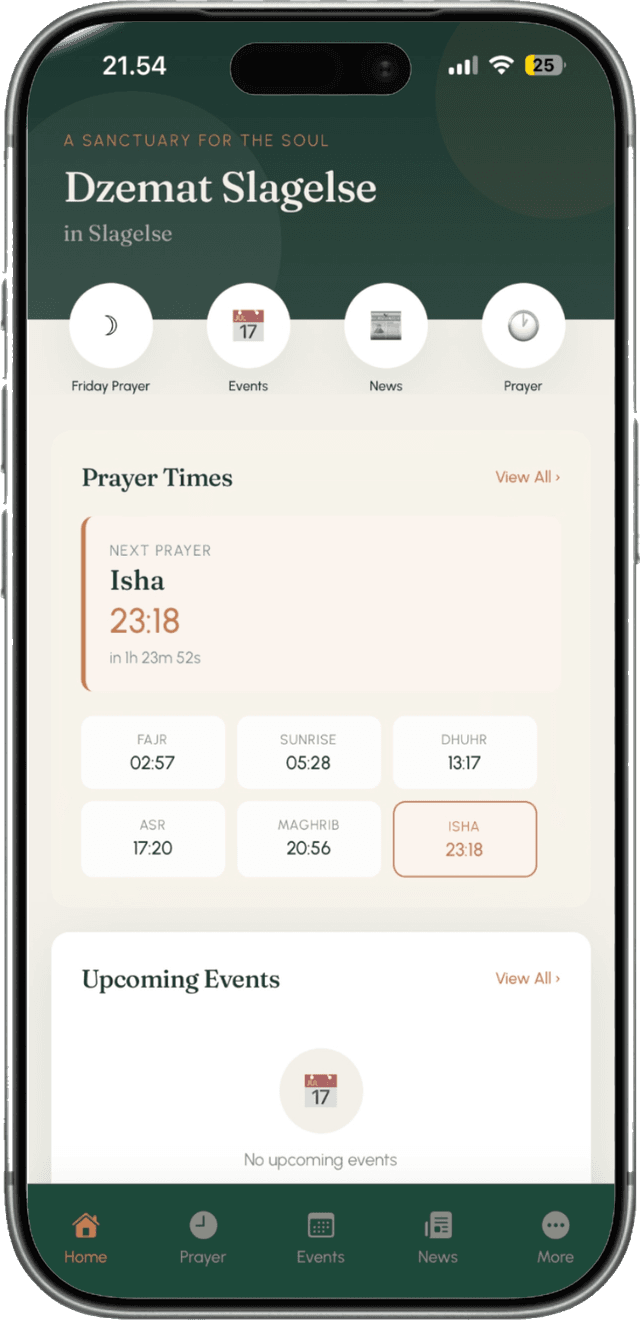 Masjida member app